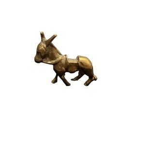 Brass Miniature Donkey